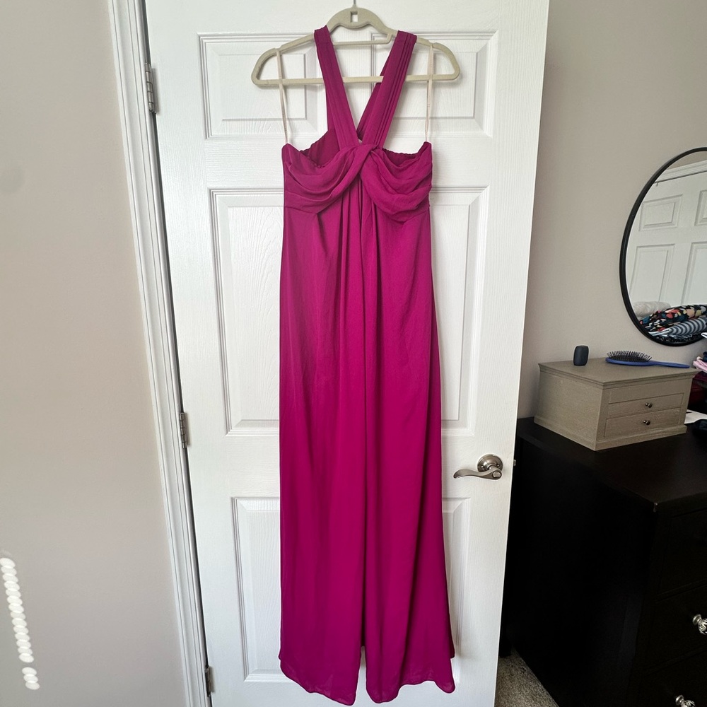 Halston Heritage Magenta Dress